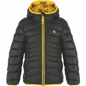 Loap INTERMO Dětská zimní bunda, černá, velikost 112-116