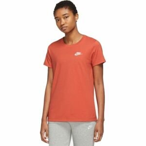 Nike NSW CLUB TEE W Dámské tričko, oranžová, velikost XS