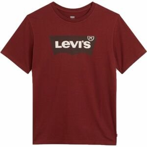 Levi's CLASSIC GRAPHIC T-SHIRT Pánské tričko, vínová, velikost M
