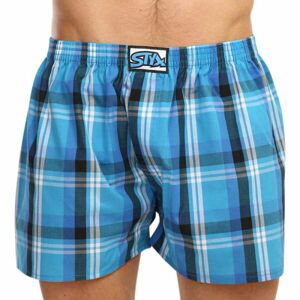 Styx MEN'S BOXERS SHORTS CLASSIC RUBBER Pánské trenky, modrá, velikost L