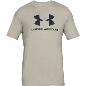 Under Armour SPORTSTYLE LOGO Pánské triko, béžová, veľkosť XL