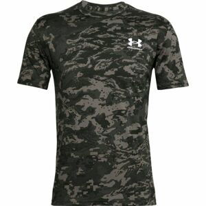 Under Armour ABC CAMO Pánské triko, tmavě zelená, veľkosť M