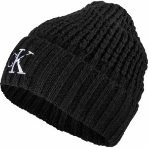 Calvin Klein WAFFLE BEANIE Zimní čepice, černá, veľkosť UNI