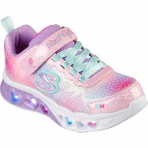 Skechers FLUTTER HEART LIGHTS - SIMPLY LOVE Dětská volnočasová obuv, růžová, velikost