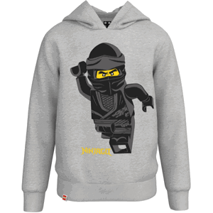 LEGO® kidswear SWEATSHIRT W. Chlapecká mikina, šedá, veľkosť 128