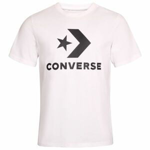 Converse STANDARD FIT CENTER FRONT LARGE LOGO STAR CHEV Pánské tričko, bílá, velikost M