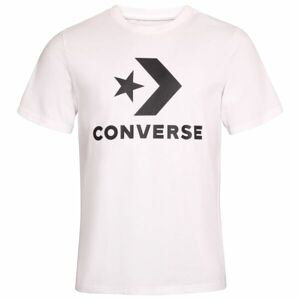Converse STANDARD FIT CENTER FRONT LARGE LOGO STAR CHEV Pánské tričko, bílá, velikost S