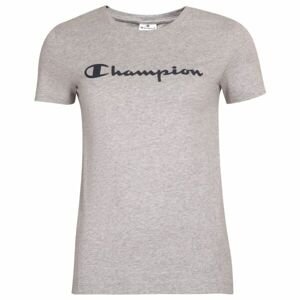 Champion CREWNECK T-SHIRT Dámské tričko, šedá, velikost S