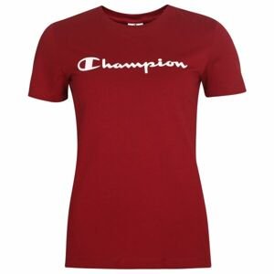 Champion CREWNECK T-SHIRT Dámské tričko, červená, velikost XS