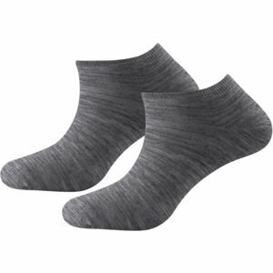 Devold DAILY SHORTY SOCK 2PK Ponožky, šedá, velikost