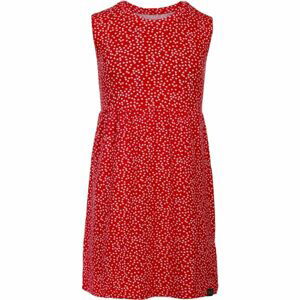 NAX VALEFO Dívčí šaty, červená, velikost 116-122