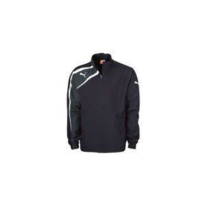 Puma SPIRIT WOVEN JACKET JR modrá 128 - Dětská sportovní bunda