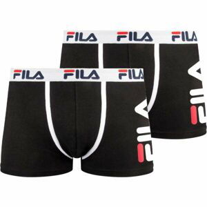 Fila BOXER 2-PACK M Pánské boxery, černá, velikost L