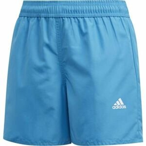 adidas BOS SHORTS Chlapecké plavecké šortky, světle modrá, velikost 128