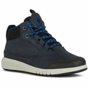 Geox J AERANTER B. Chlapecké kotníkové boty, tmavě modrá, velikost 34