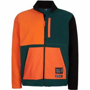 O'Neill PROGRESSIVE COLORBLOCK FLEECE Pánská mikina, tmavě zelená, velikost S