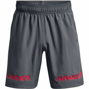 Under Armour WOVEN GRAPHIC SHORT Pánské kraťasy, šedá, velikost XL