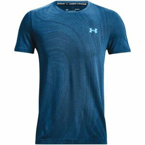 Under Armour SEAMLESS SURGE SS Pánské triko, modrá, velikost L