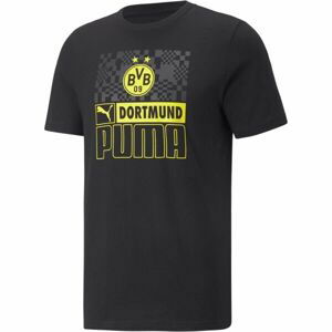 Puma BVB FTBLCORE TEE Pánské triko, černá, velikost XXL