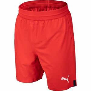Puma SKS Shorts Promo 22/23 Pánské fotbalové šortky, červená, velikost L
