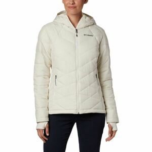 Columbia HEAVENLY HOODED JACKET Dámská zimní bunda, béžová, velikost