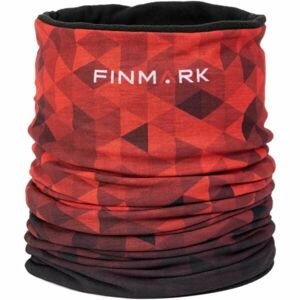 Finmark FSW-211 Multifunkční šátek s fleecem, červená, velikost UNI
