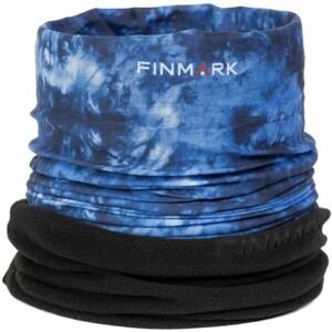 Finmark FSW-243 Multifunkční šátek s fleecem, modrá, velikost UNI