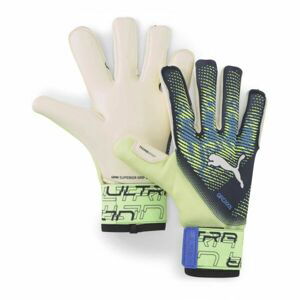 Puma ULTRA GRIP 1 HYBRID Pánské brankářské rukavice, světle zelená, velikost 10