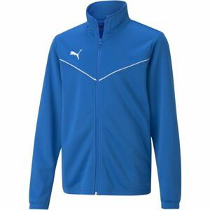 Puma TEAMRISE TRAINING POLY JACKET JR Chlapecká mikina, modrá, velikost 140