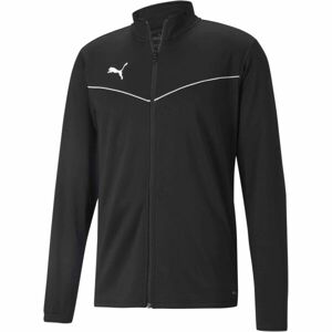 Puma TEAMRISE TRAINING POLY JACKET Pánská mikina, černá, velikost S