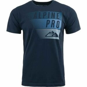 ALPINE PRO MEN'S T-SHIRT Pánské triko, tmavě modrá, velikost XXL