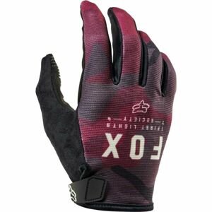 Fox RANGER GLOVE Cyklistické rukavice, fialová, velikost L