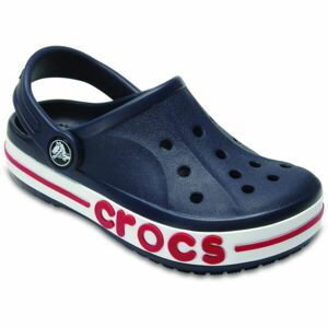 Crocs BAYABAND CLOG K Dětské pantofle, tmavě modrá, veľkosť 33/34