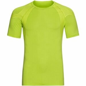 Odlo CREW NECK S/S ACTIVESPINE Pánské běžecké tričko, světle zelená, velikost L