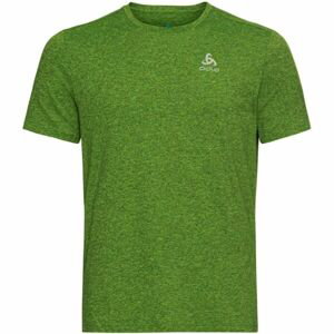 Odlo RUN EASY 365 T-SHIRT CREW NECK SS Pánské běžecké tričko, zelená, velikost L