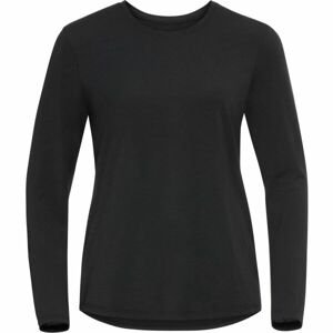 Odlo T-SHIRT CREW NECK L/S HALDEN Dámské triko s dlouhým rukávem, černá, veľkosť XL