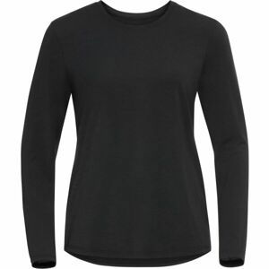 Odlo T-SHIRT CREW NECK L/S HALDEN Dámské triko s dlouhým rukávem, černá, velikost XS