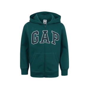 GAP FALL FASHION LOGO Chlapecká mikina, tmavě zelená, veľkosť S