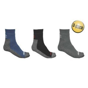 Sensor TREKING 3-PACK Trekové ponožky, šedá, velikost 9-11