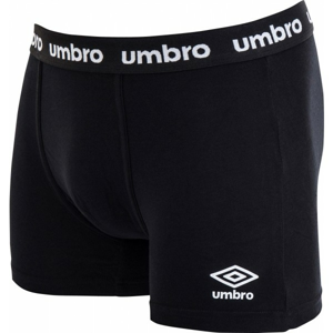 Umbro BOXER SHORT MIX 2PACK černá M - Pánské boxerky