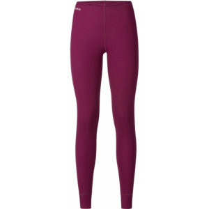 Odlo SUW WOMEN'S BOTTOM ORIGINALS WARM XMAS vínová L - Dámské funkční kalhoty