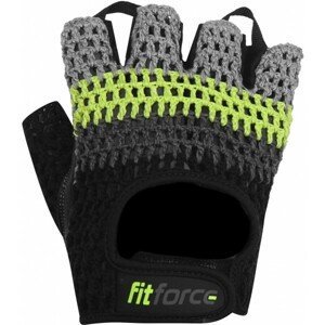 Fitforce KRYPTO černá XS - Fitness rukavice