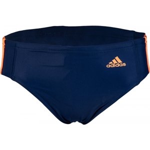 adidas ESSENCE CORE 3S TRUNK Chlapecké plavky, tmavě modrá, velikost 128